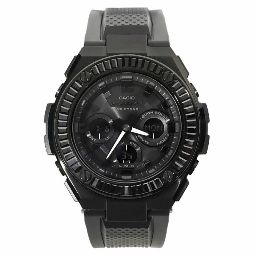 GST Gスチール G-Steel バゲット ブラックベゼル w310 w300 ミドルサイズ G-SHOCK カスタム カバー  CZダイヤ（キュービックジルコニア） Kronic 着せ替えパーツ