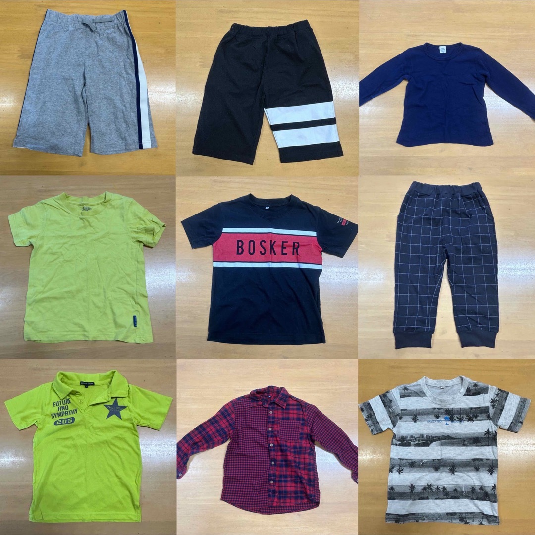 『キッズ110.120cm まとめ売り 54着セット』 キッズ/ベビー/マタニティのキッズ服男の子用(90cm~)(その他)の商品写真