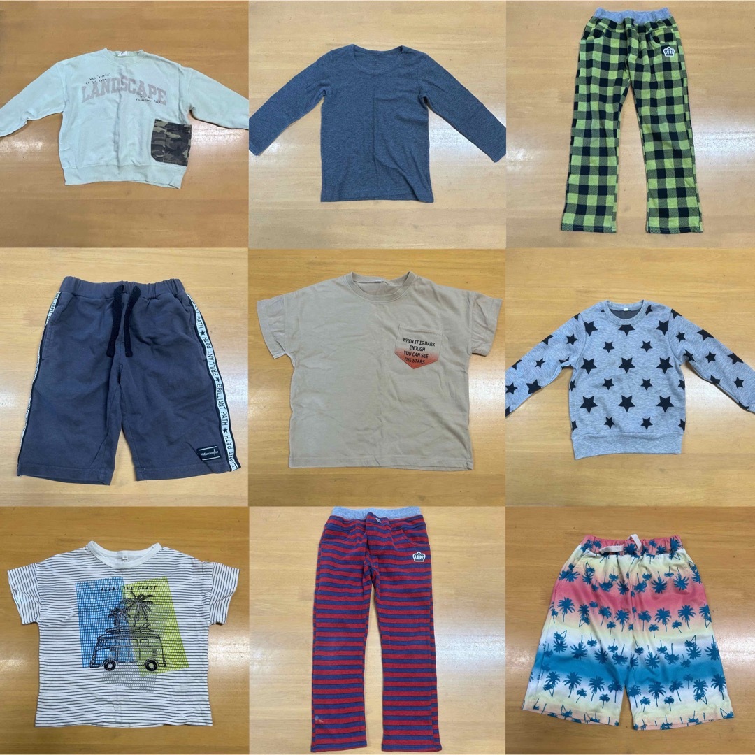 『キッズ110.120cm まとめ売り 54着セット』 キッズ/ベビー/マタニティのキッズ服男の子用(90cm~)(その他)の商品写真