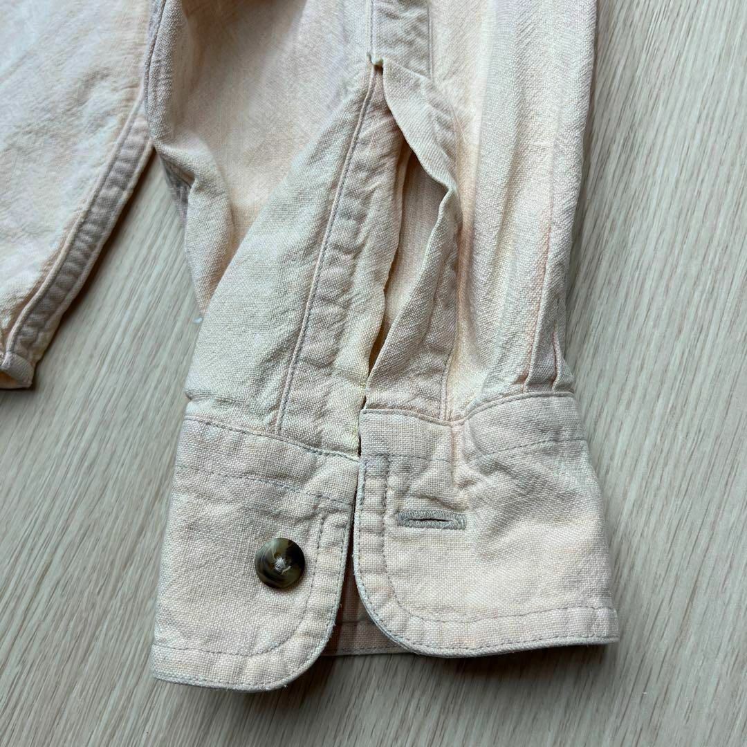 柔らかな質感の エルエルビーン L.L.Bean 80's 白シャツ USA製 16-33