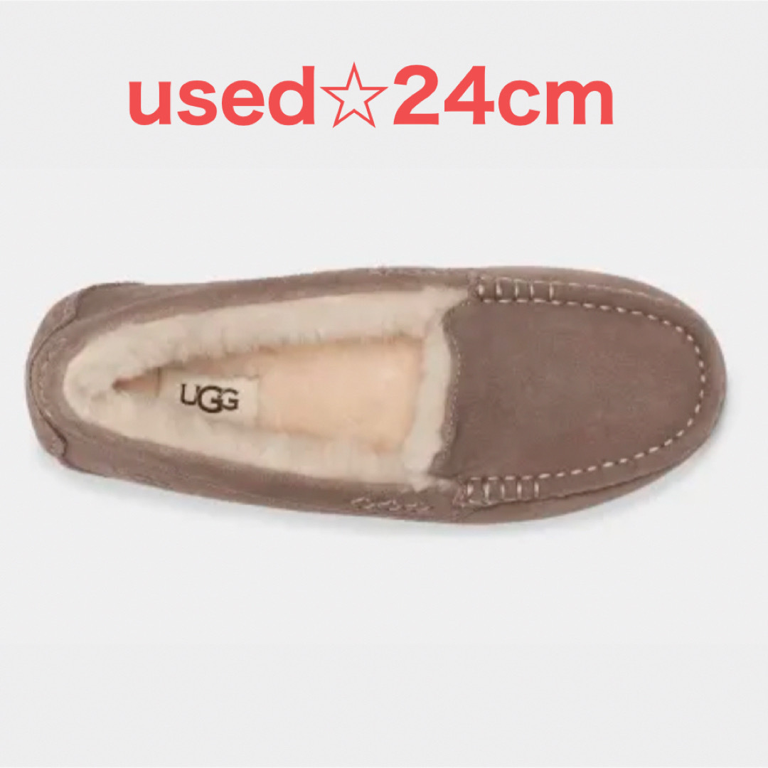 UGG(アグ)のused】UGG アグ アンスレー モカシン 24cm レディースの靴/シューズ(スリッポン/モカシン)の商品写真