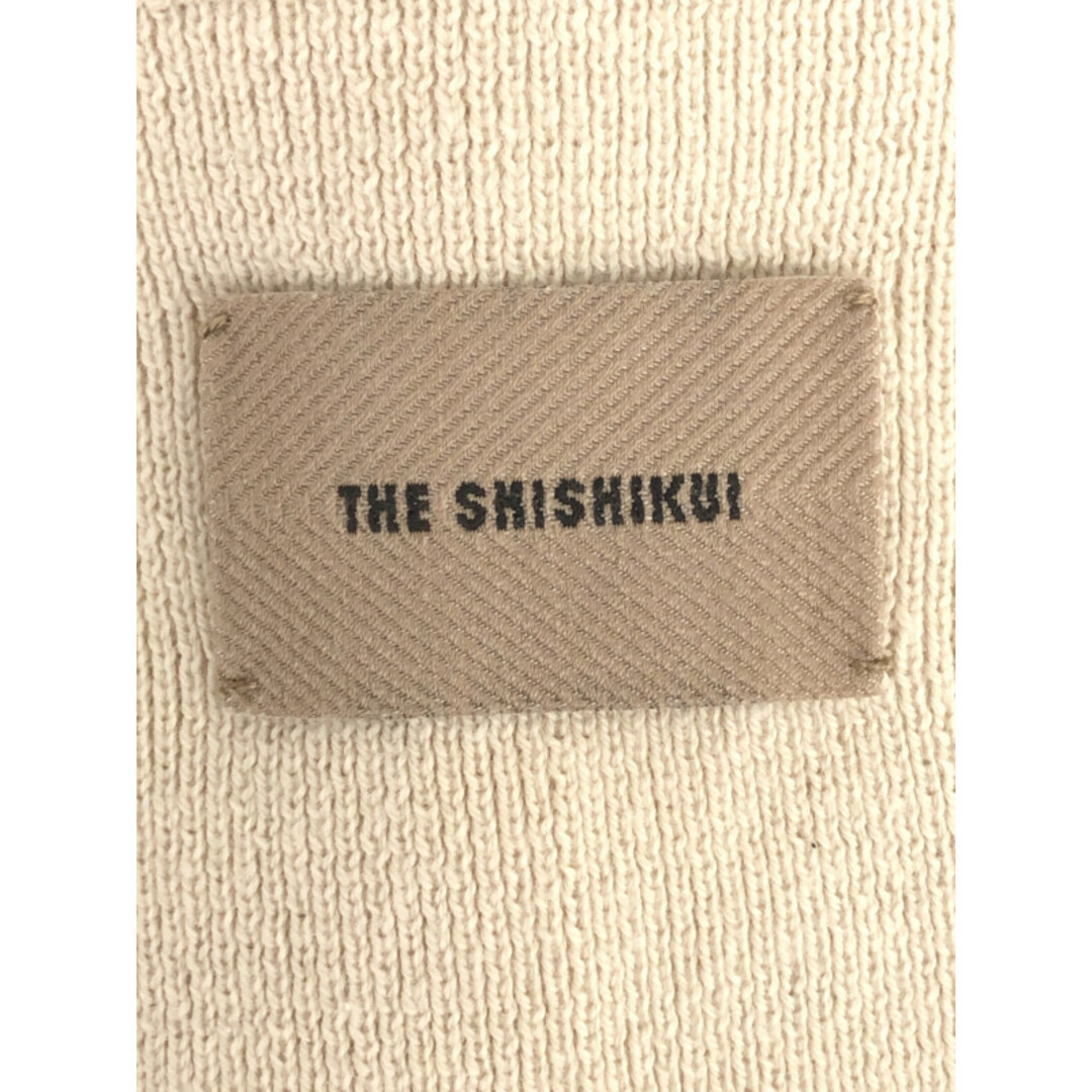 THE SHISHIKUI シシクイ コットンリブニットベスト ベージュ F レディースのトップス(ベスト/ジレ)の商品写真