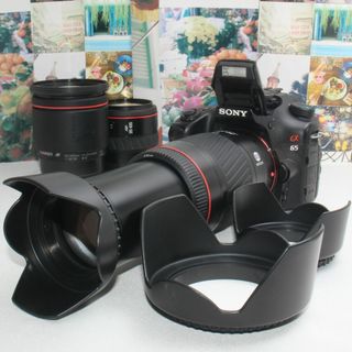 ❤️ハイスペック本格一眼レフ❤️SONY SLT-A65 トリプルズーム❤️