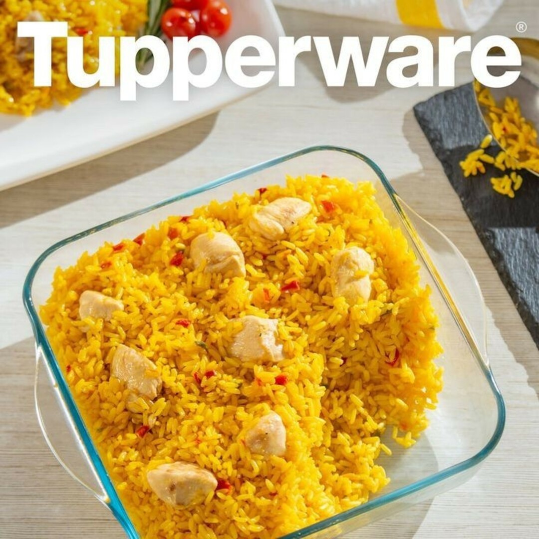 Tupperwareプレミアグラスクックウェア・シンプルトレー