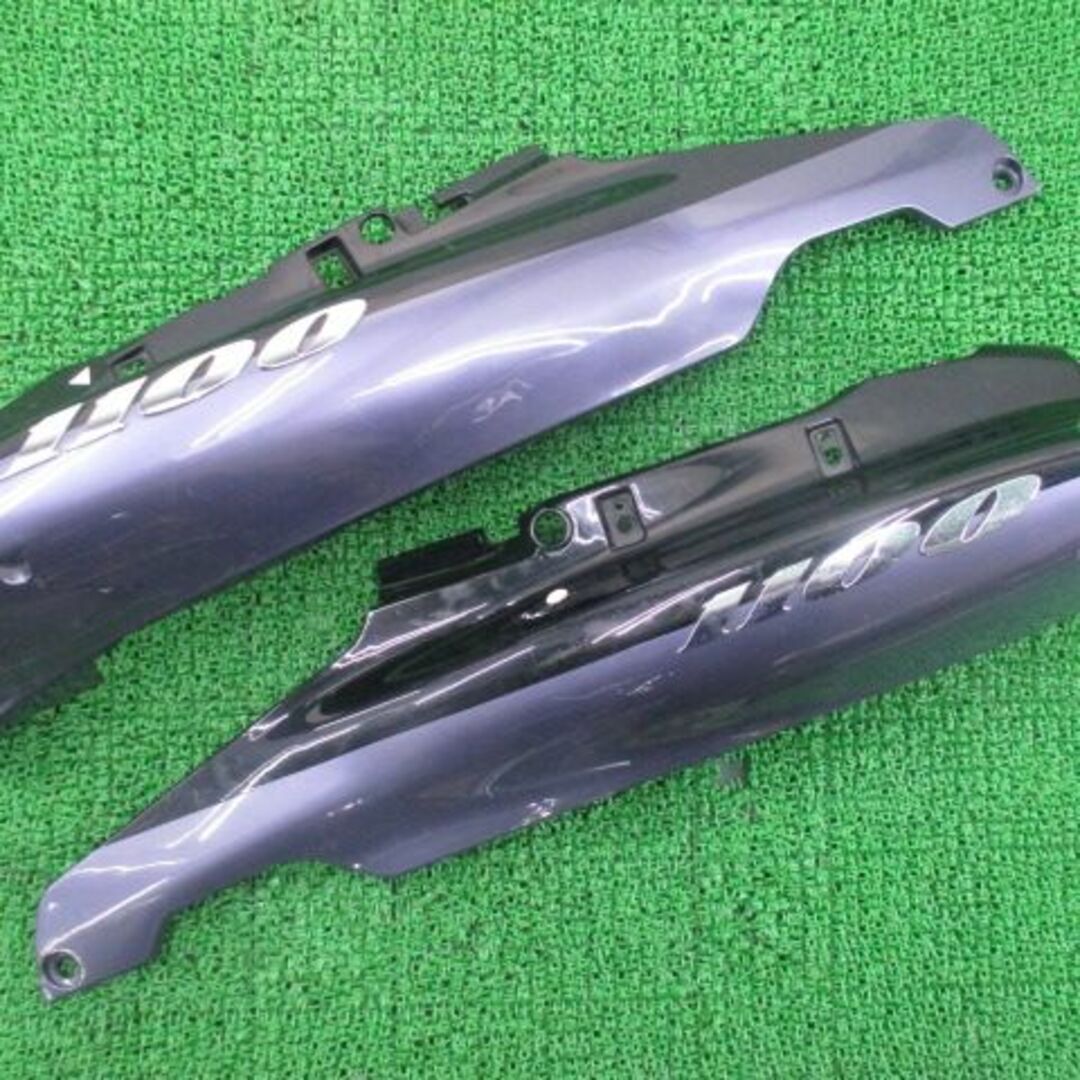 ZZ-R1100 テールカウル 左右 ガンM/黒 36001-1501/36001-1502 カワサキ 純正  バイク 部品 36001-1501 36001-1502 割れ欠け無し そのまま使える 修復素材に 車検 Genuine:22104113