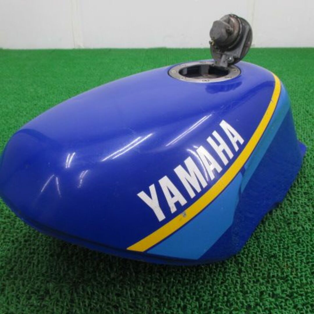 YSR50 タンク 青/ゴロワーズ ヤマハ 純正  バイク 部品 YSR80 コケキズ無し 穴あき無し 嬉しいキャップ付き 修復素材やペイント素材に 車検 Genuine:22103405