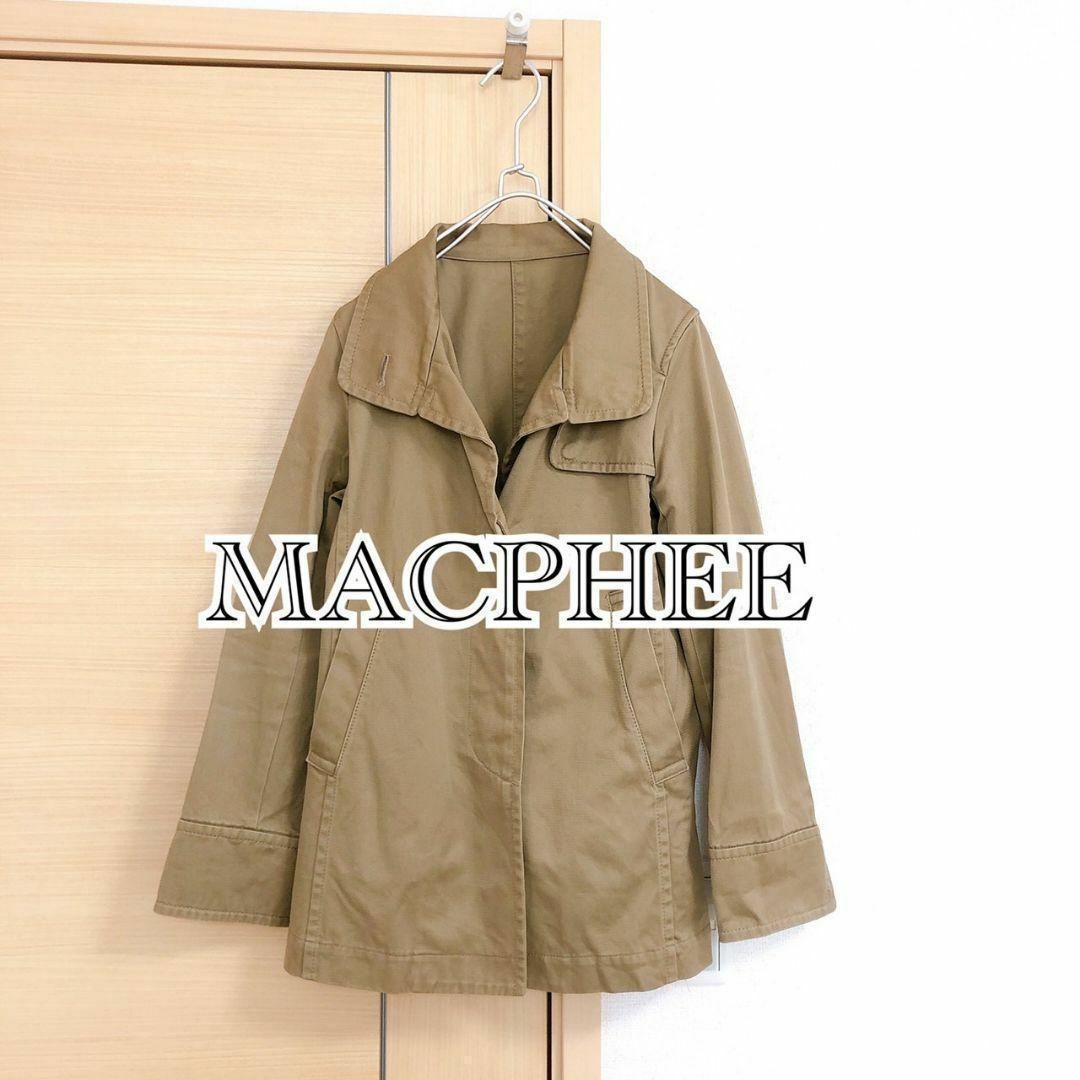MACPHEE】 マカフィー (36) ミリタリージャケット コート 美品-
