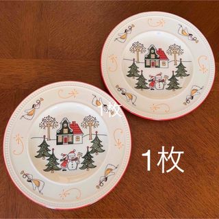 ウェッジウッド(WEDGWOOD)の【レア美品】ウェッジウッド★ウィンザークリスマス★ケーキ皿　1枚(食器)