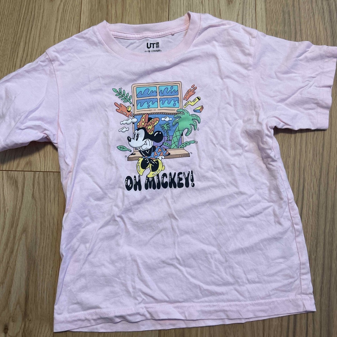 UNIQLO(ユニクロ)のユニクロ　ミニーTシャツ キッズ/ベビー/マタニティのキッズ服女の子用(90cm~)(Tシャツ/カットソー)の商品写真