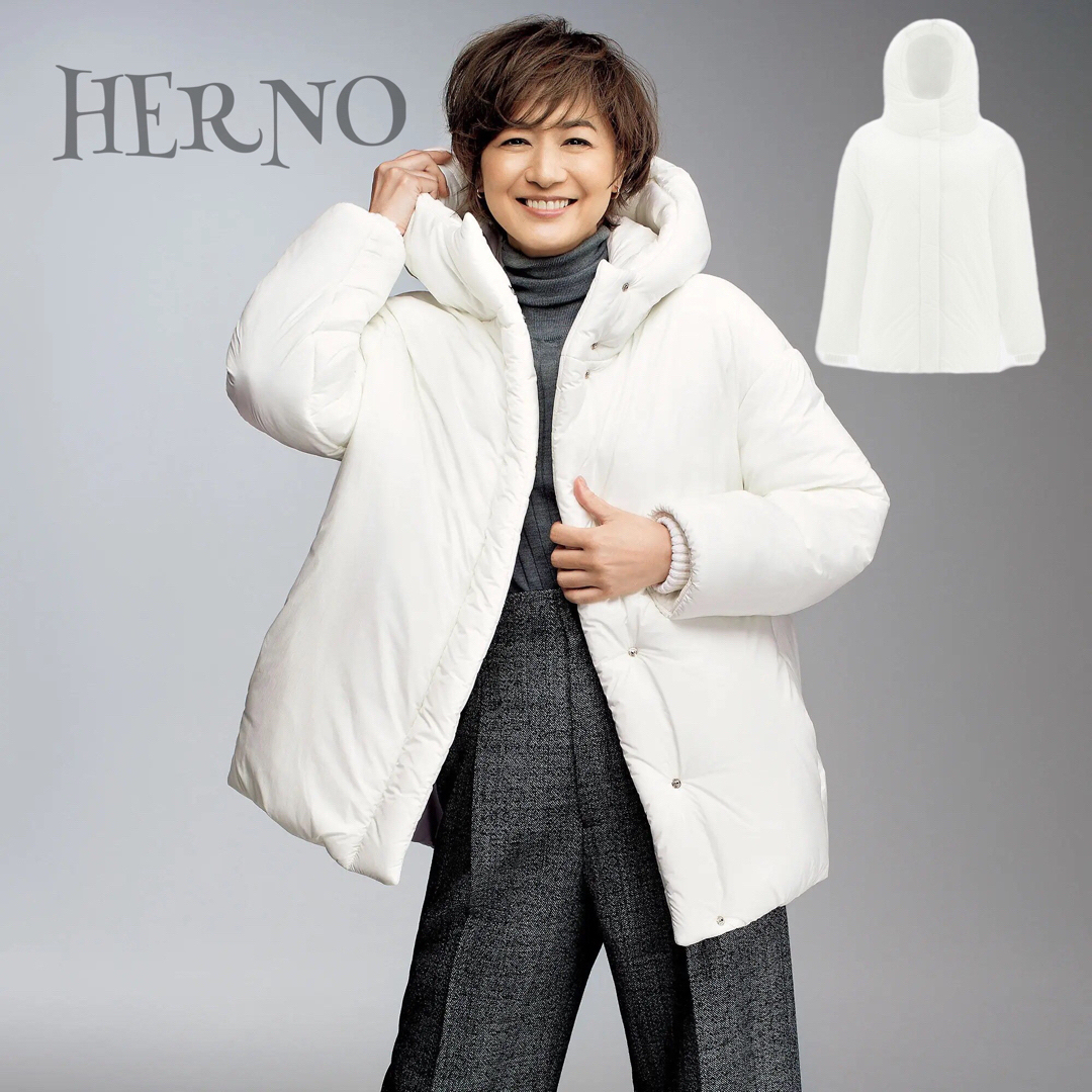 雑誌掲載*HERNO ヘルノ 20デニール Nuage オーバーサイズ コート