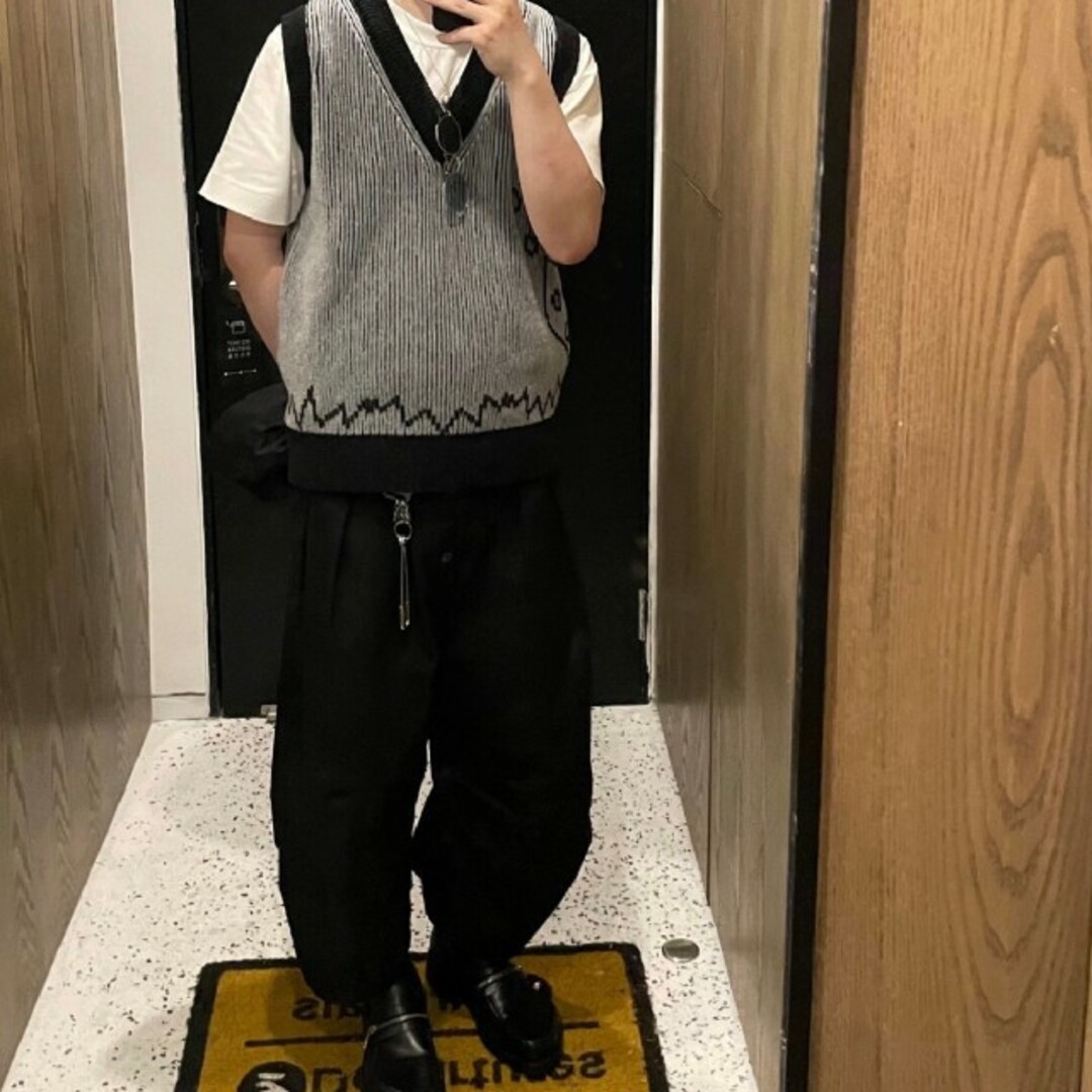 namacheko ナマチェコ knit vest ニットベスト M-