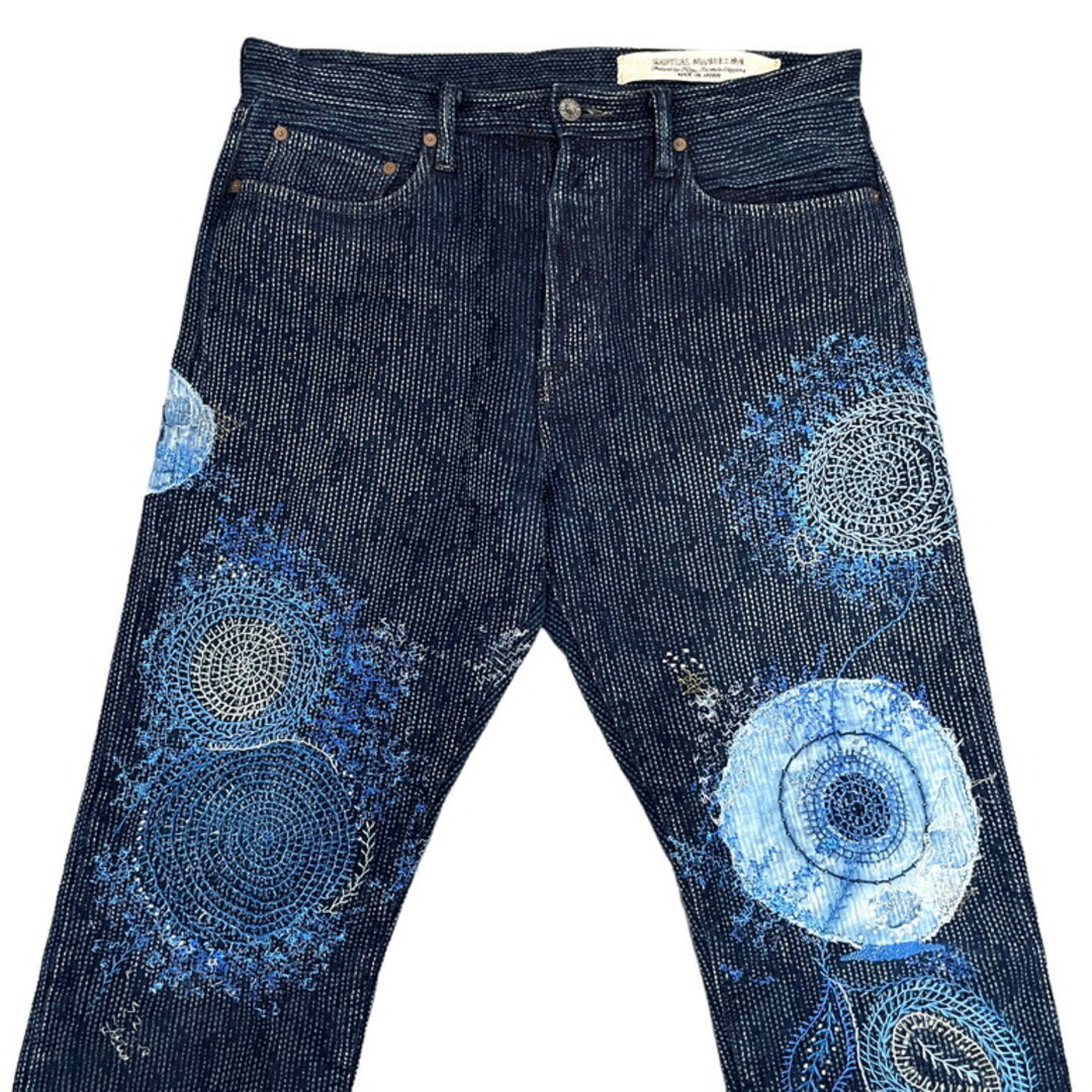 KAPITAL(キャピタル)のKAPITAL 21AW CENTURY DENIM NO.123 <KON-YA> 紺屋リメイク size 36 刺子 極希少 パンツ ボトム キャピタル メンズ メンズのパンツ(その他)の商品写真