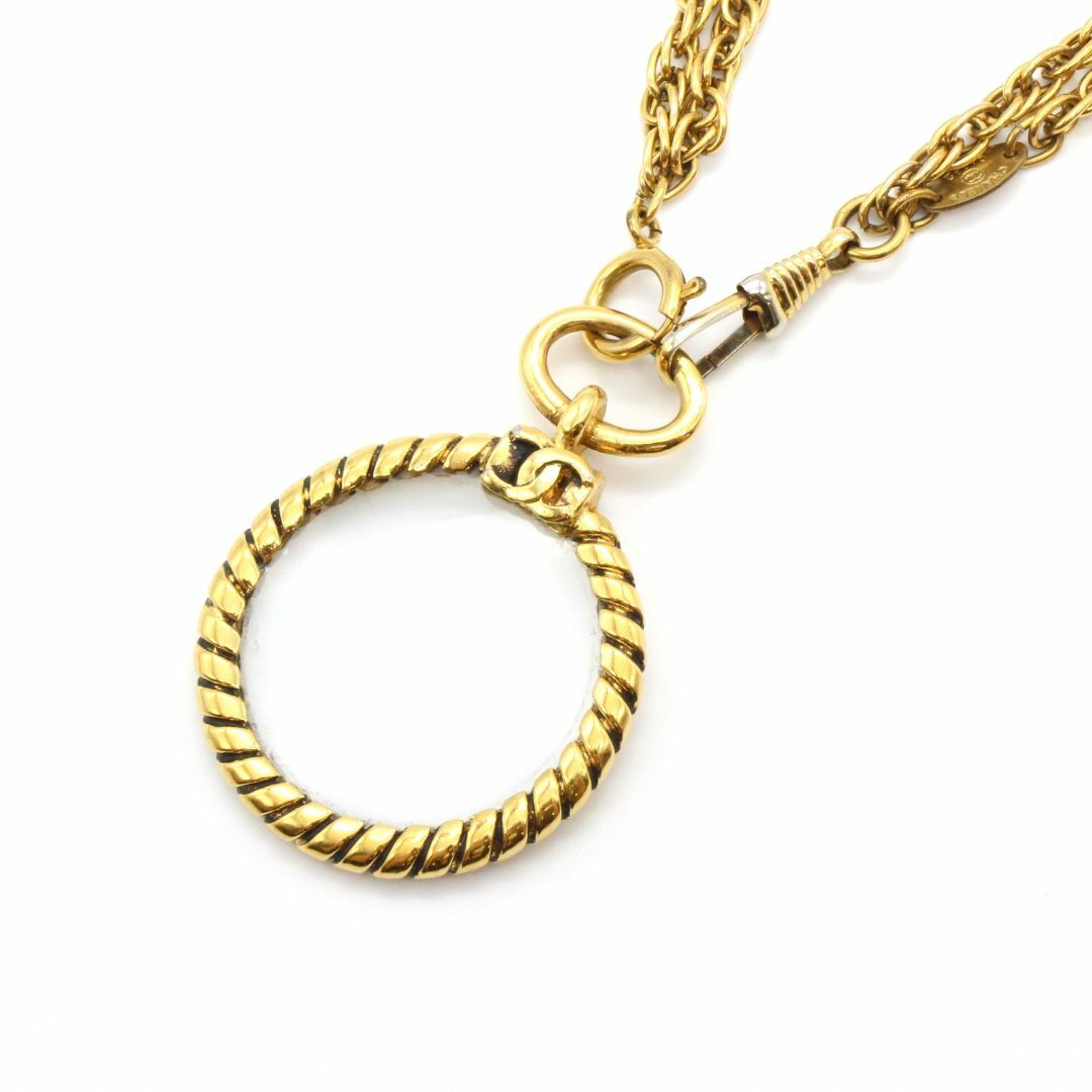 CHANEL - CHANEL☆シャネル ルーペ ネックレス ゴールド CHANEL - CHANEL☆シャネル ルーペ ネックレス ゴールド