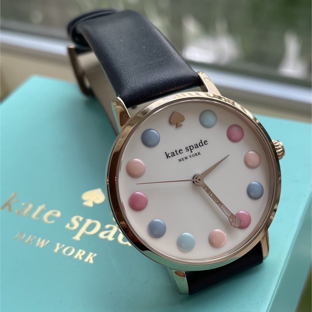 【電池新品美品】ケイトスペード腕時計35㎜メイクパレット(*^_^*) | フリマアプリ ラクマ