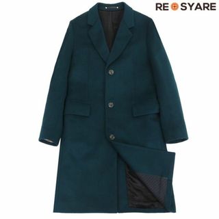 ポールスミス(Paul Smith)の美品 ポールスミス 273064 271P MELTON SINGLE-CHESTER COAT メルトン ウール チェスター コート 45943(チェスターコート)