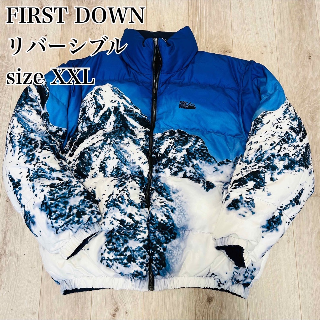 極美品 FIRST DOWN  ファーストダウン　Lサイズ