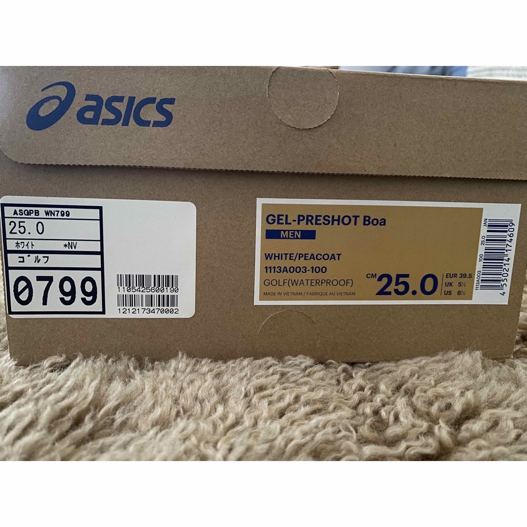 asics(アシックス)のアシックス　ゴルフシューズ　メンズ25cm スポーツ/アウトドアのゴルフ(シューズ)の商品写真