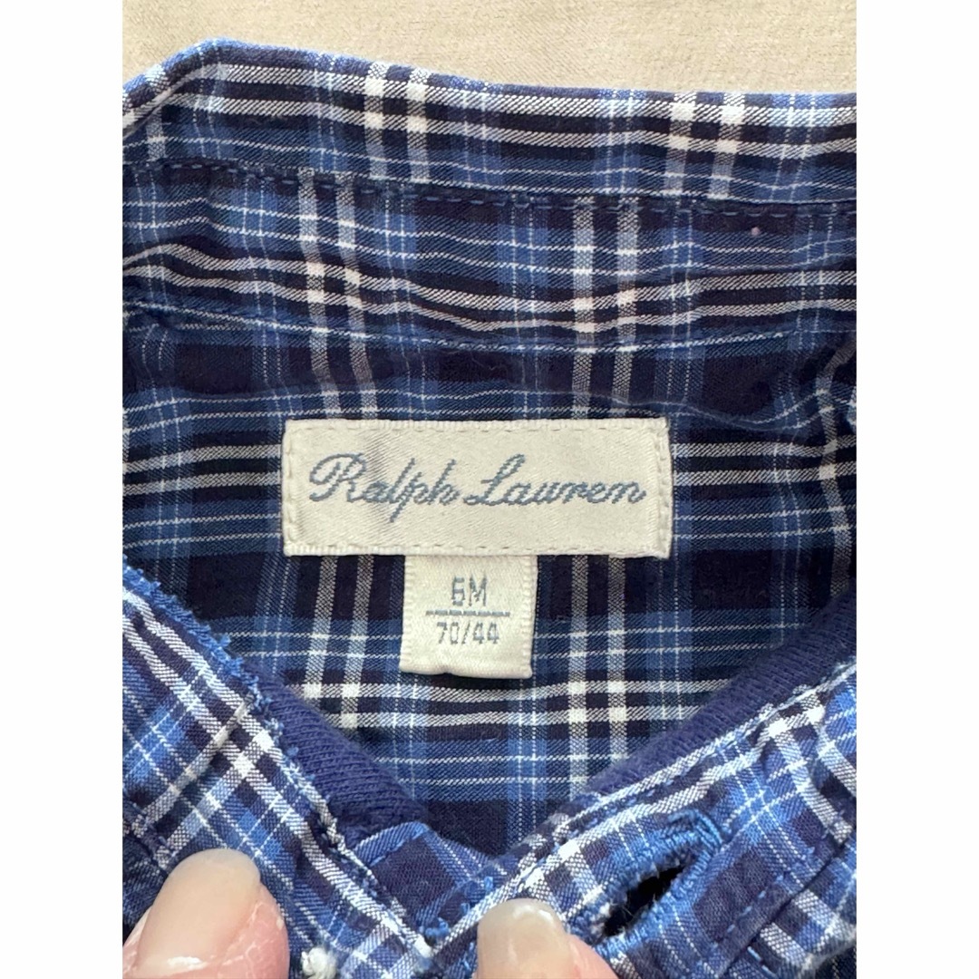 Ralph Lauren(ラルフローレン)のラルフローレン　ロンパース　6m 70cm キッズ/ベビー/マタニティのベビー服(~85cm)(ロンパース)の商品写真