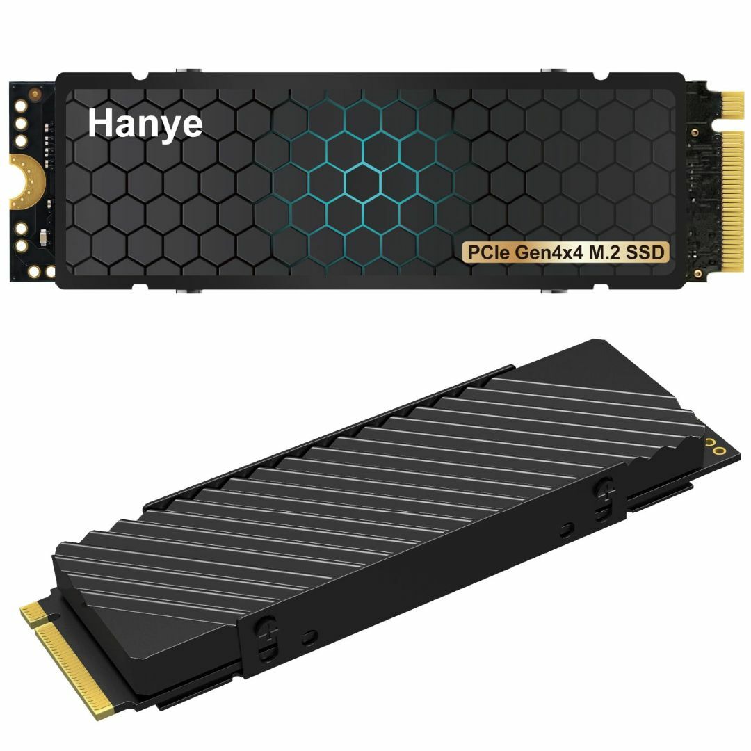 【新着商品】Hanye SSD 2TB PCIe Gen4x4 M.2 NVMe