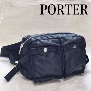 ポーター(PORTER)の美品 PORTER Lサイズ タンカー ウエストバッグ ボディバッグ ショルダー(ボディーバッグ)