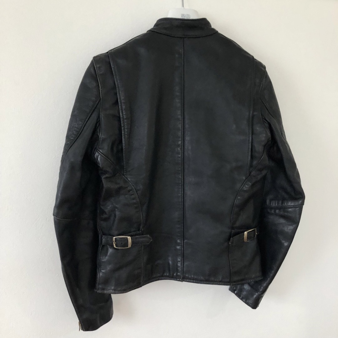 VANSON(バンソン)のバンソン VANSON USA製 TALONジップ シングル ライナー付き メンズのジャケット/アウター(ライダースジャケット)の商品写真