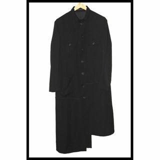 ヨウジヤマモト(Yohji Yamamoto)のヨウジヤマモト プールオム 2way コート■10pp12125-1K(テーラードジャケット)