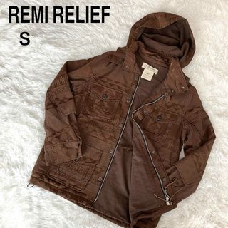 REMI レミレリーフ インディゴ　オルテガ　イーグル　カーディガン　ジャケット