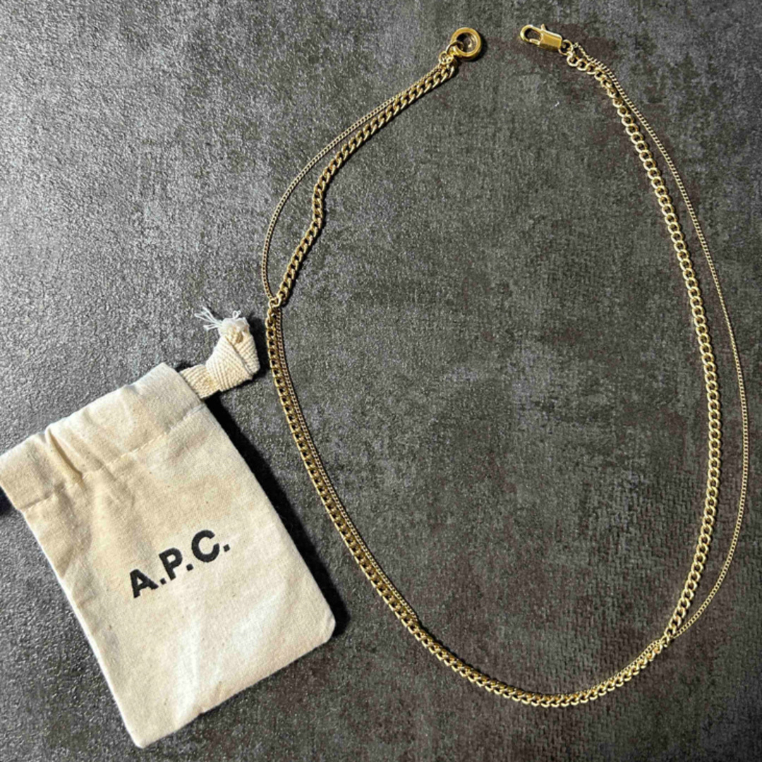 A.P.C(アーペーセー)のA.P.C. ゴールド Minimal ネックレス レディースのアクセサリー(ネックレス)の商品写真