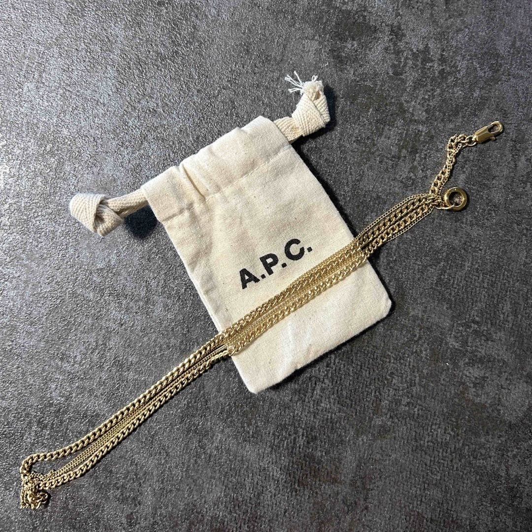 A.P.C. ゴールド Minimal ネックレス