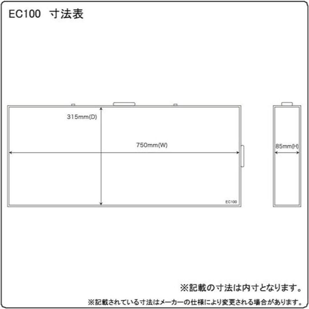 KC エフェクターケース EC-100/BK ブラック 楽器のギター(エフェクター)の商品写真