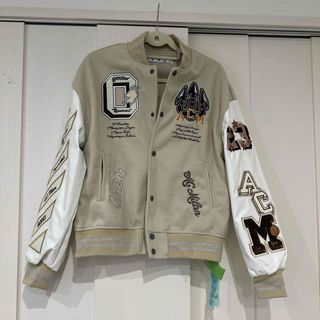 OFF-WHITE - OFF-WHITE オフホワイト 18AW DIAG GRADIENT VARSITY