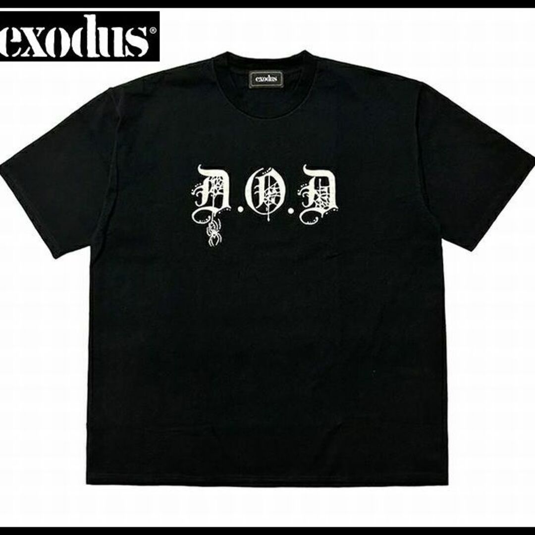 XL 希少 新品 エクソダス 23SS D.O.D DOD ロゴ Tシャツ 黒