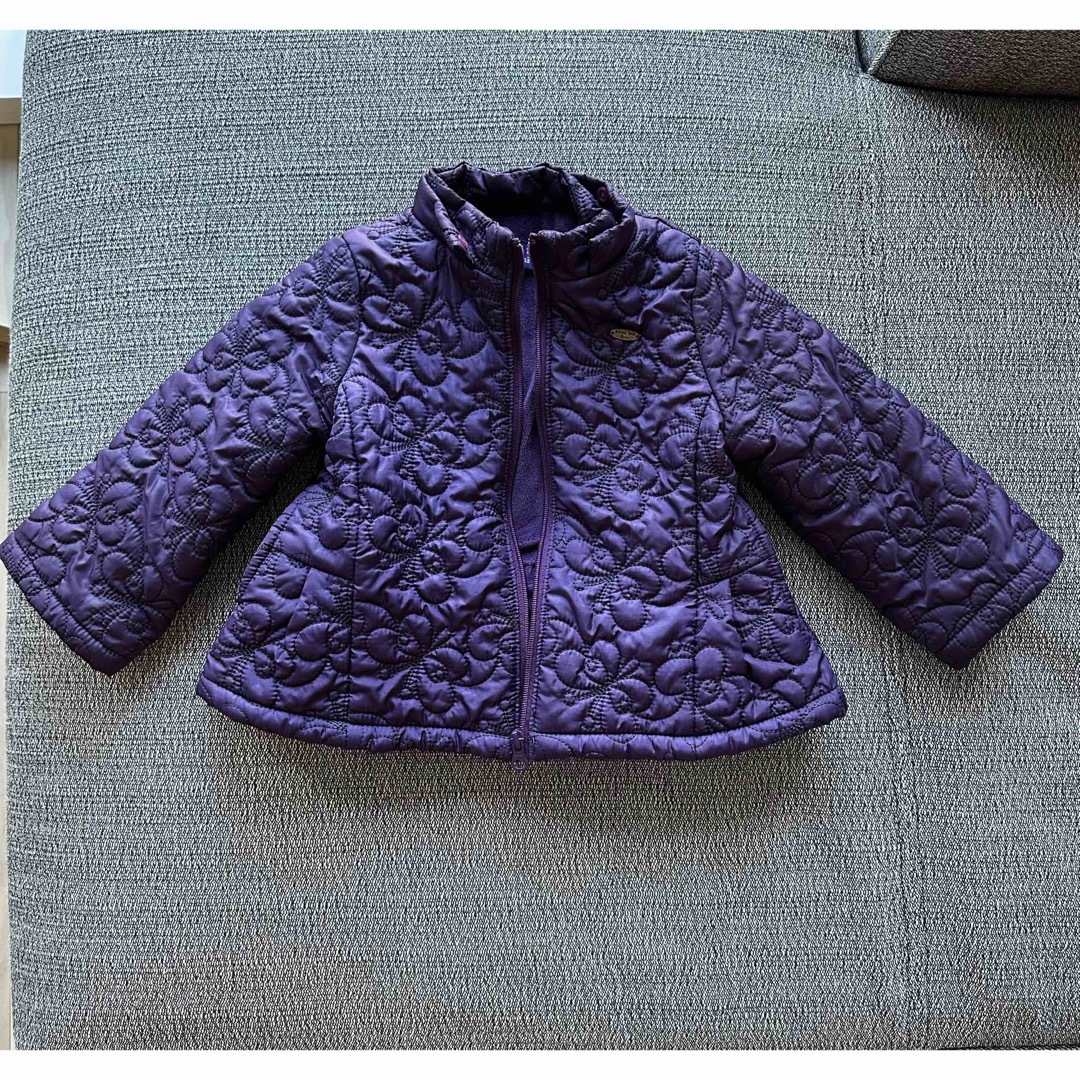 ANNA SUI mini(アナスイミニ)のANNA SUI mini アナスイミニ　キルティング  ジャケット　90 キッズ/ベビー/マタニティのキッズ服女の子用(90cm~)(コート)の商品写真