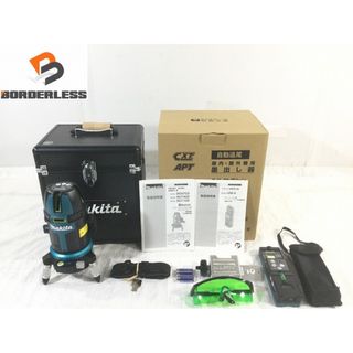 マキタ(Makita)の☆未使用品☆makita マキタ 自動追尾 屋内・屋外兼用墨出し器 SK211GDZ 本体+受光器+ケース付き おおがね・ろく 80978(工具)