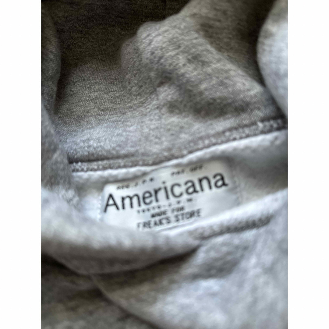 Americana「AMEY」プリントロゴ パーカースウェットgray