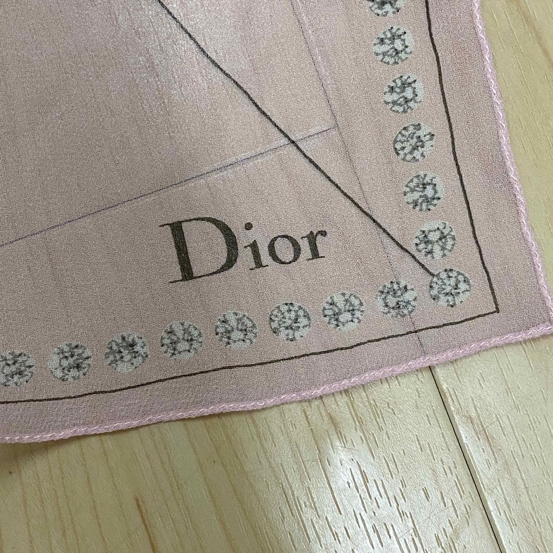 Christian Dior(クリスチャンディオール)のDior クリスチャンディオール スカーフ　ピンク　ロゴ　　　no.16 レディースのファッション小物(バンダナ/スカーフ)の商品写真