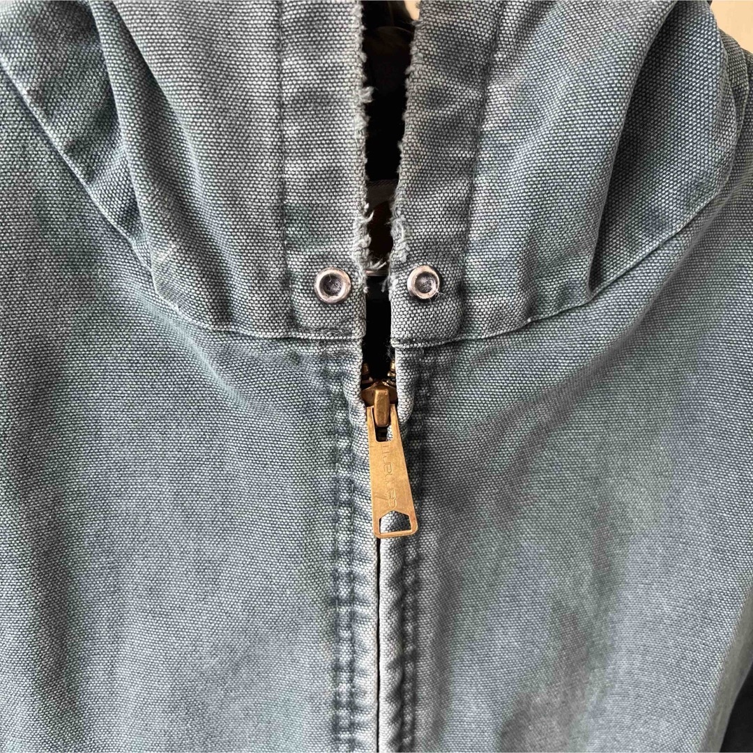 carhartt(カーハート)の《希少》青緑 カーハート アクティブジャケット グリーン 2XL 古着 冬服 メンズのジャケット/アウター(ブルゾン)の商品写真