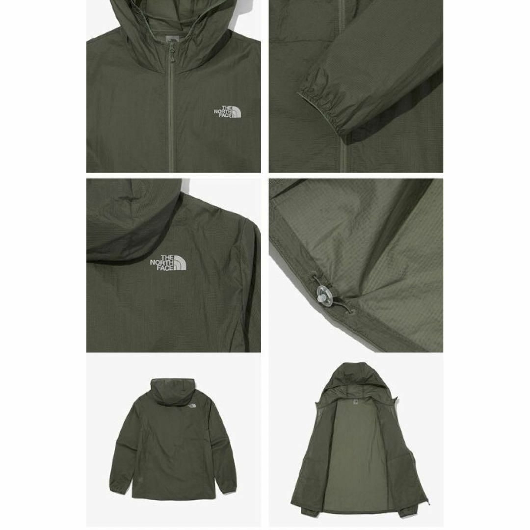 THE NORTH FACE(ザノースフェイス)の【韓国限定】THE NORTH FACE カーキ　ウインドブレーカー　L レディースのジャケット/アウター(ナイロンジャケット)の商品写真