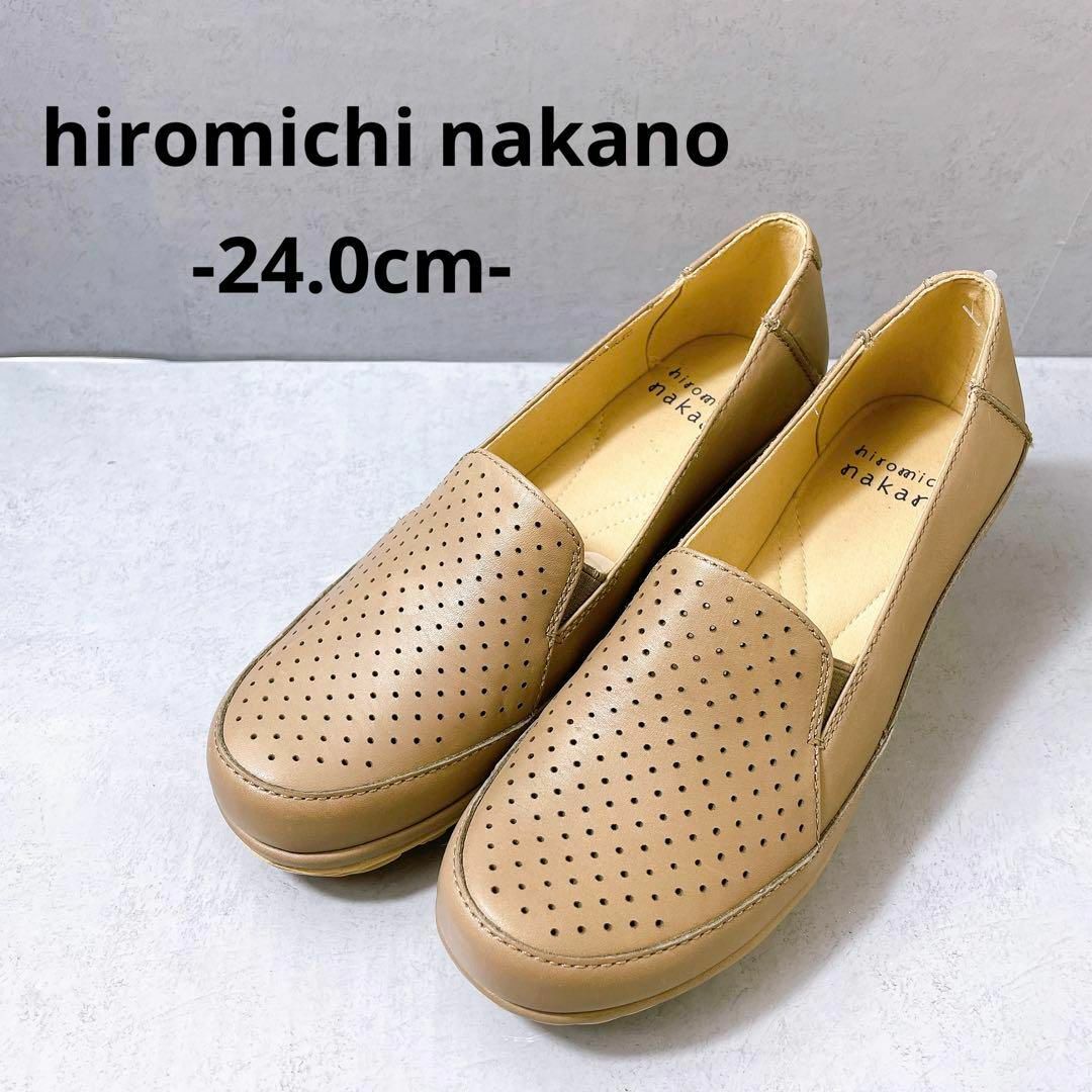 hiromichi nakano(ヒロミチ ナカノ) スリッポン　24.0cm