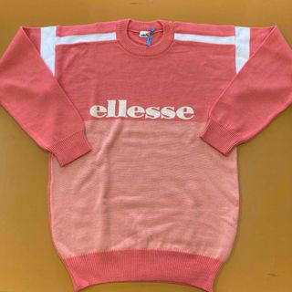 エレッセ(ellesse)のエレッセ　ELLESE ニット　セーター　テニス　ゴルフ　ウール　スポーツ(ニット/セーター)