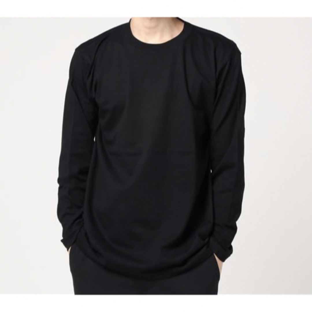 UnitedAthle(ユナイテッドアスレ)の新品ユナイテッドアスレ 5.6oz 無地袖リブなし長袖TシャツロンT 黒 2XL メンズのトップス(Tシャツ/カットソー(七分/長袖))の商品写真