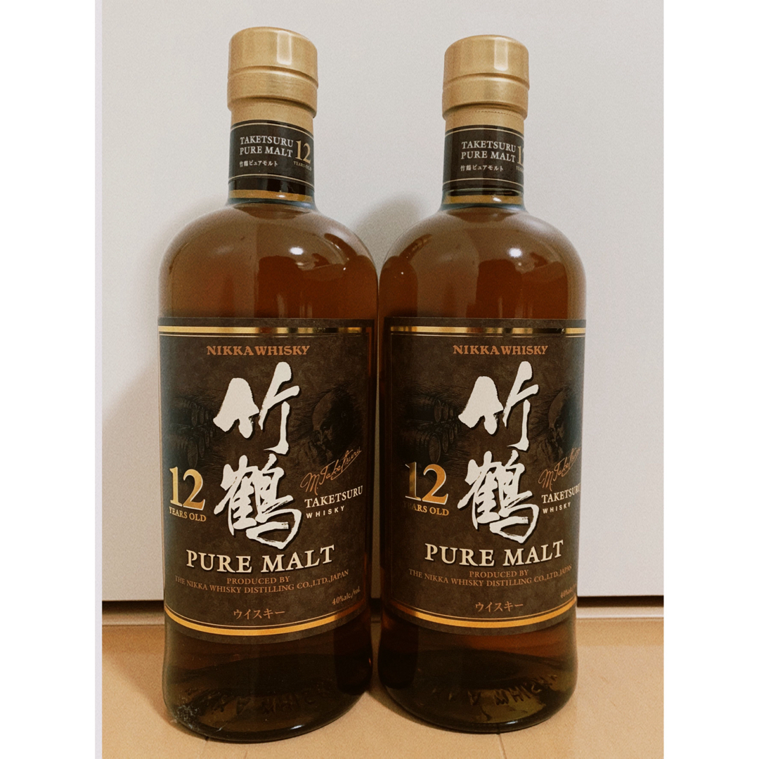 ニッカウヰスキー - Nikka 竹鶴 12年ピュアモルト 700ml 2本セット 未