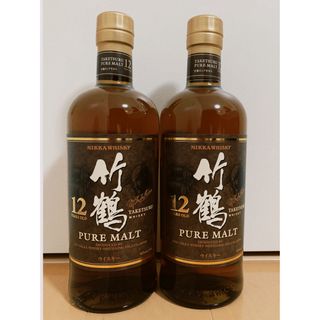 ニッカウヰスキー - Nikka 竹鶴 12年ピュアモルト 700ml 2本セット 未 ...