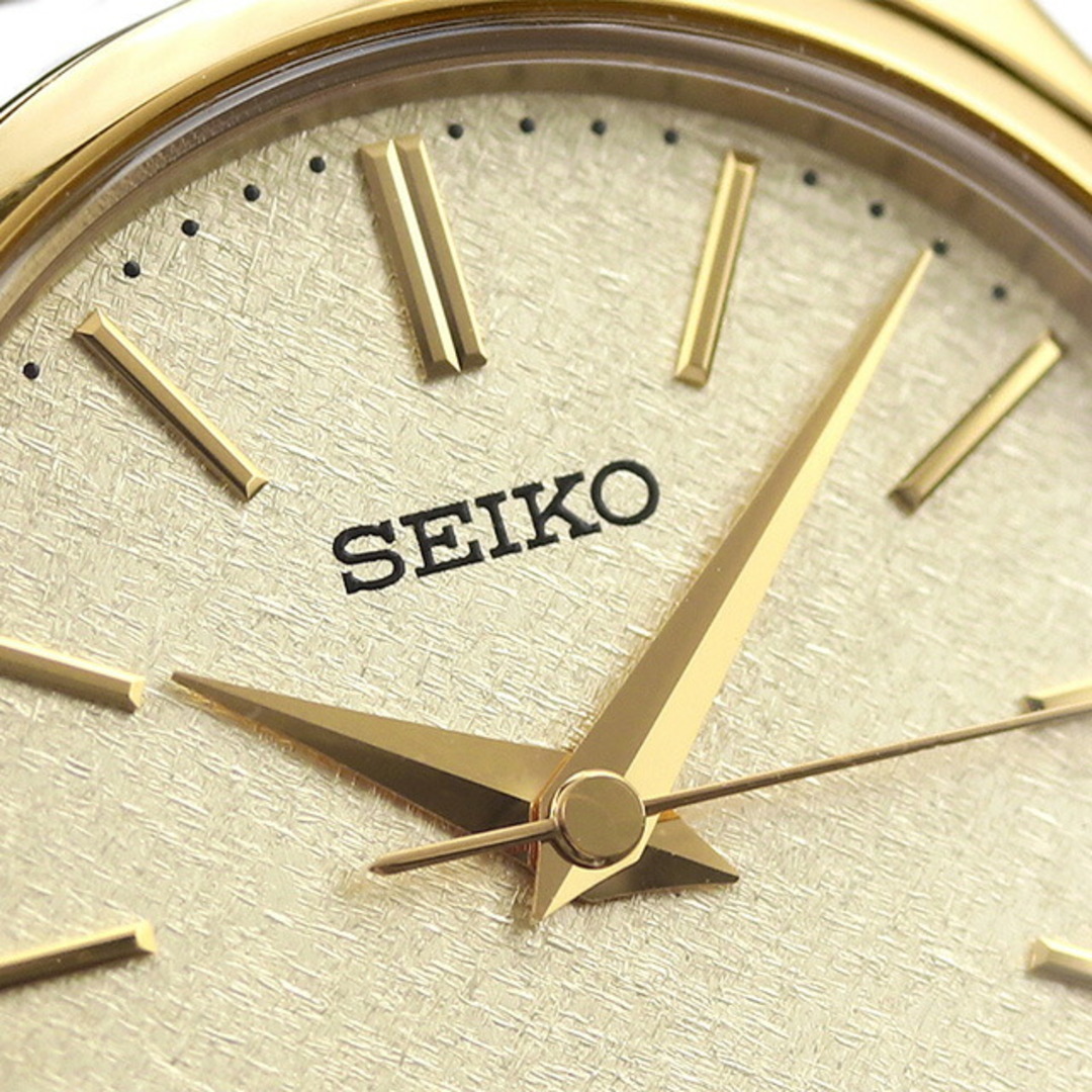 セイコー SEIKO DOLCE＆EXCELINE 腕時計 レディース SWDL160 ドルチェ＆エクセリーヌ クオーツ ゴールドxブラック アナログ表示 4