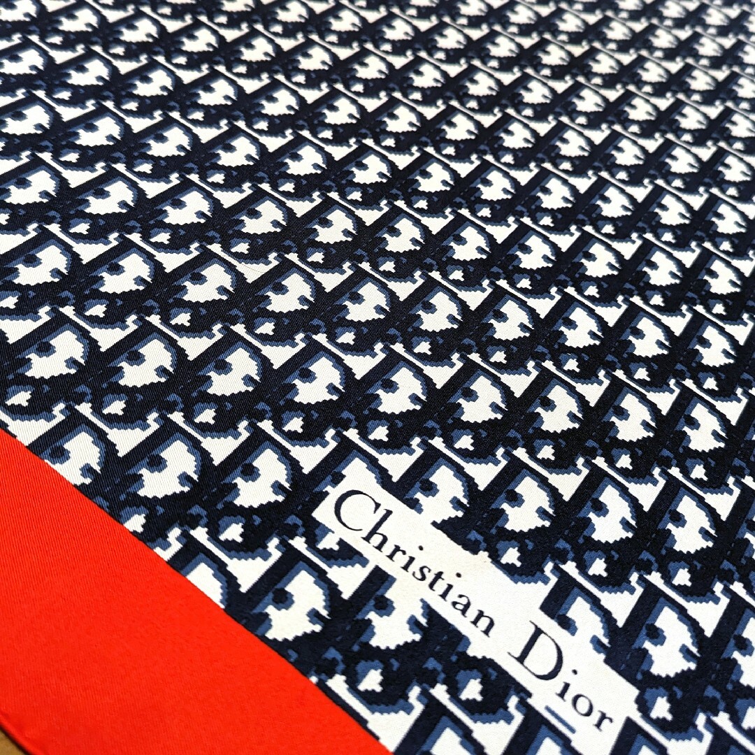 Christian Dior トロッター 大判 シルク スカーフ