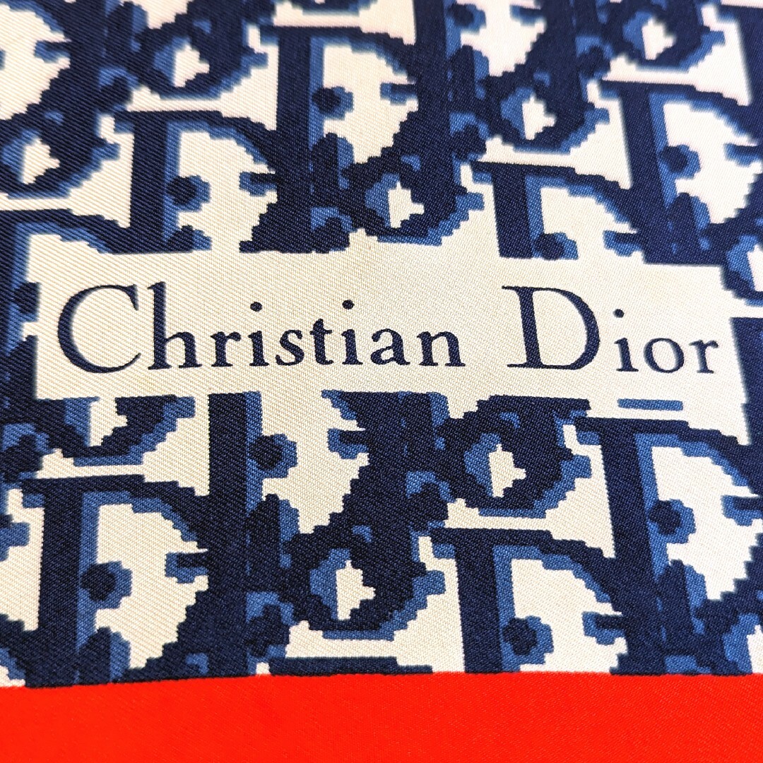 Christian Dior トロッター 大判 シルク スカーフ