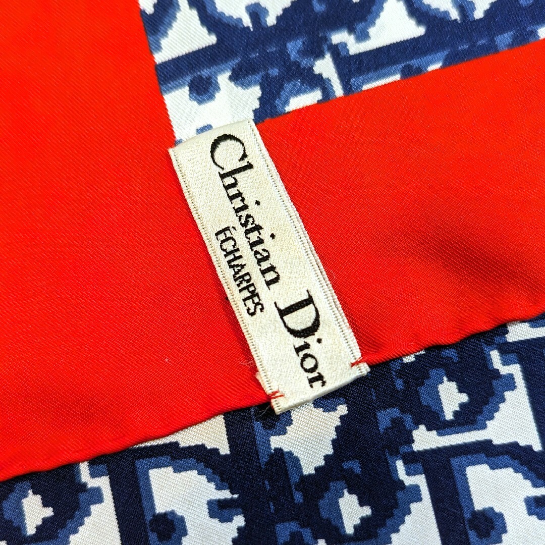 Christian Dior トロッター 大判 シルク スカーフ