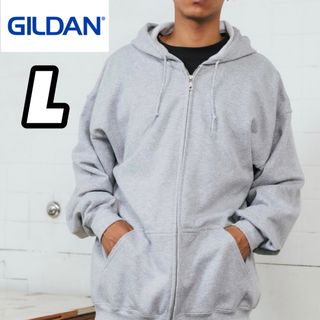 GILDAN - 新品未使用 ギルダン 8oz 無地ジップアップパーカー 裏起毛 ...