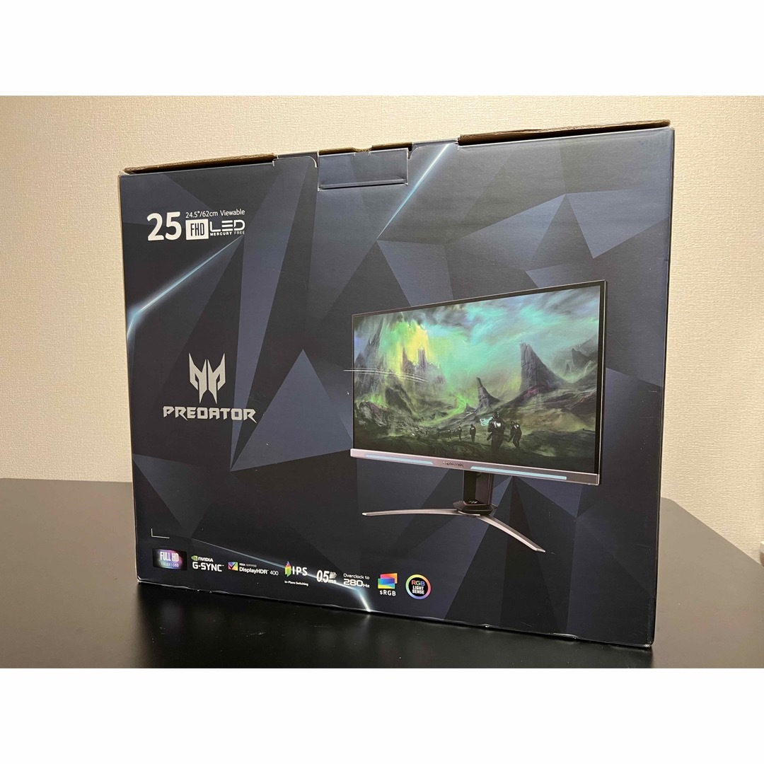 245型ディスプレイタイプ240Hz PREDATOR ACER XB253QGWBMIIPRZX