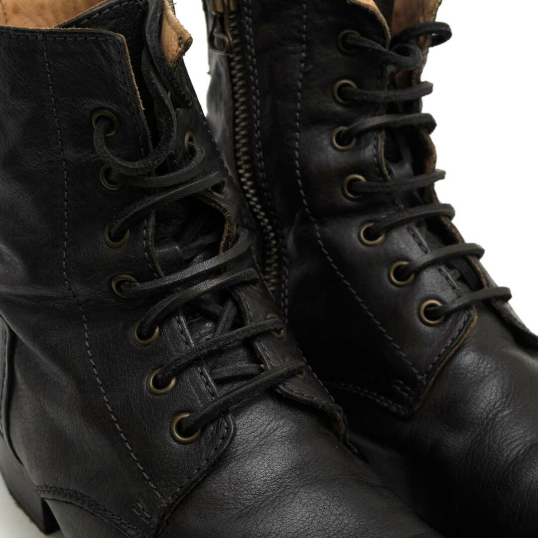 BUTTERO(ブッテロ)のブッテロ／BUTTERO レースアップブーツ シューズ 靴 メンズ 男性 男性用レザー 革 本革 ブラック 黒  B4374 CADORNA サイドジップ プレーントゥ メンズの靴/シューズ(ブーツ)の商品写真